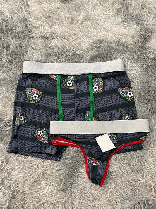 selección fondo negro Duo Con Tanga Xl