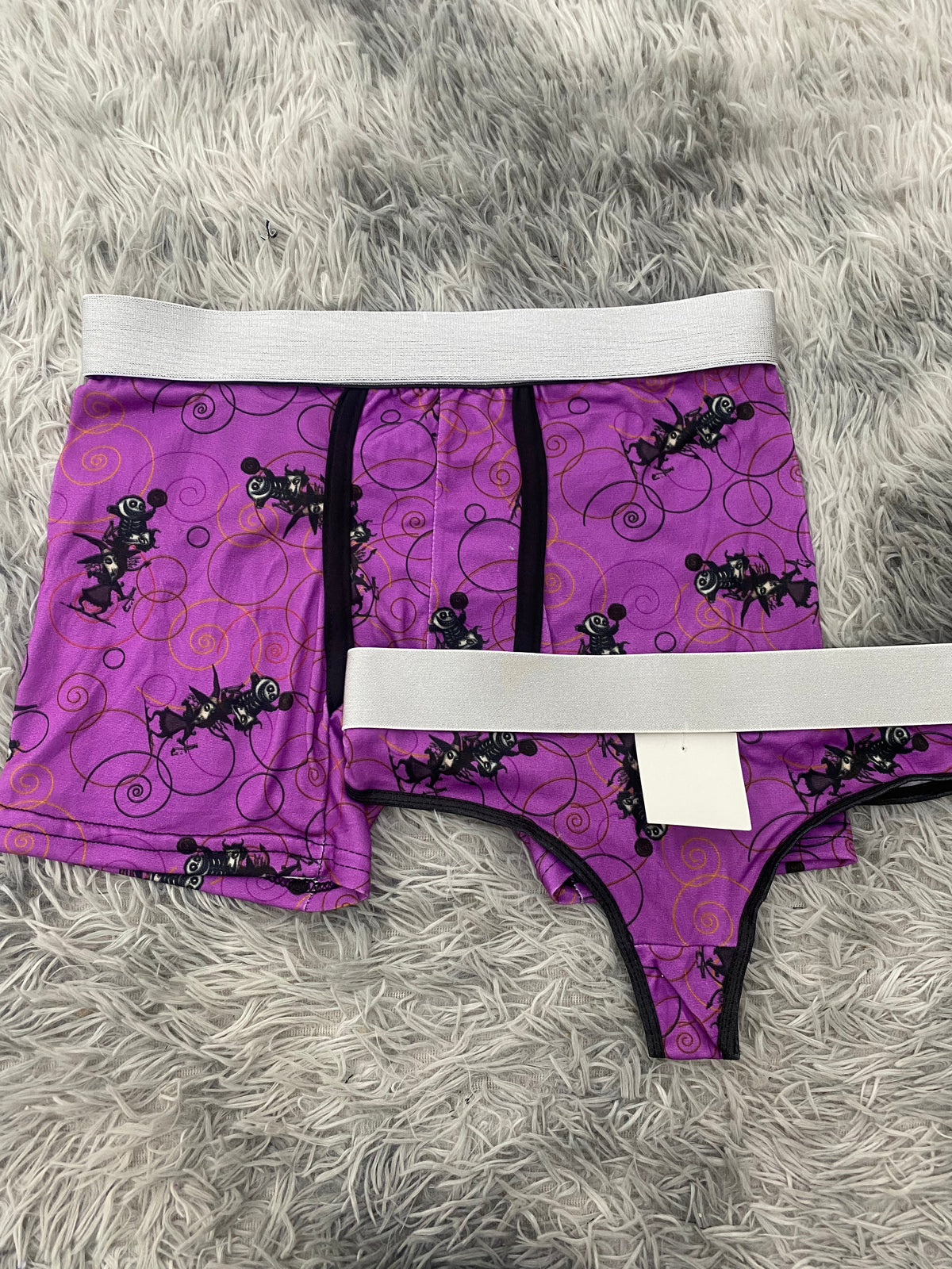 Personajes jack fondo morado Duo Unitalla Con Tanga