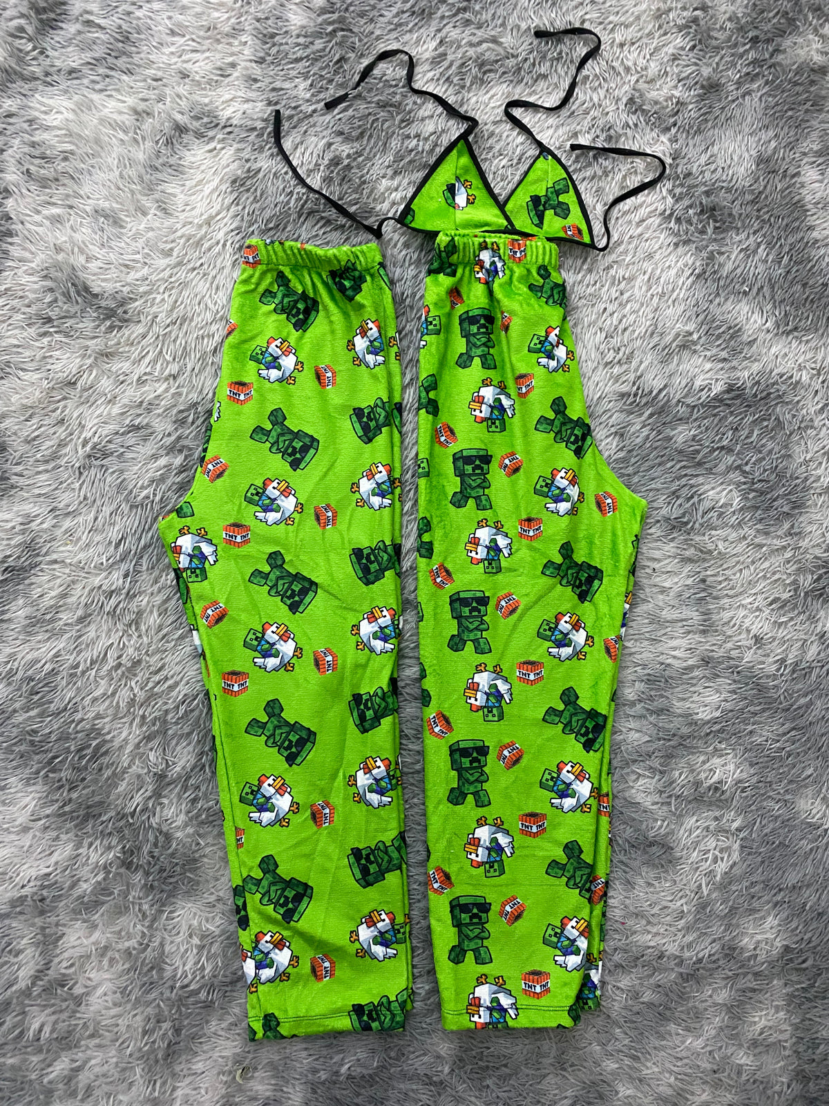 Minecraft creeper gallina Pijama Afelpada