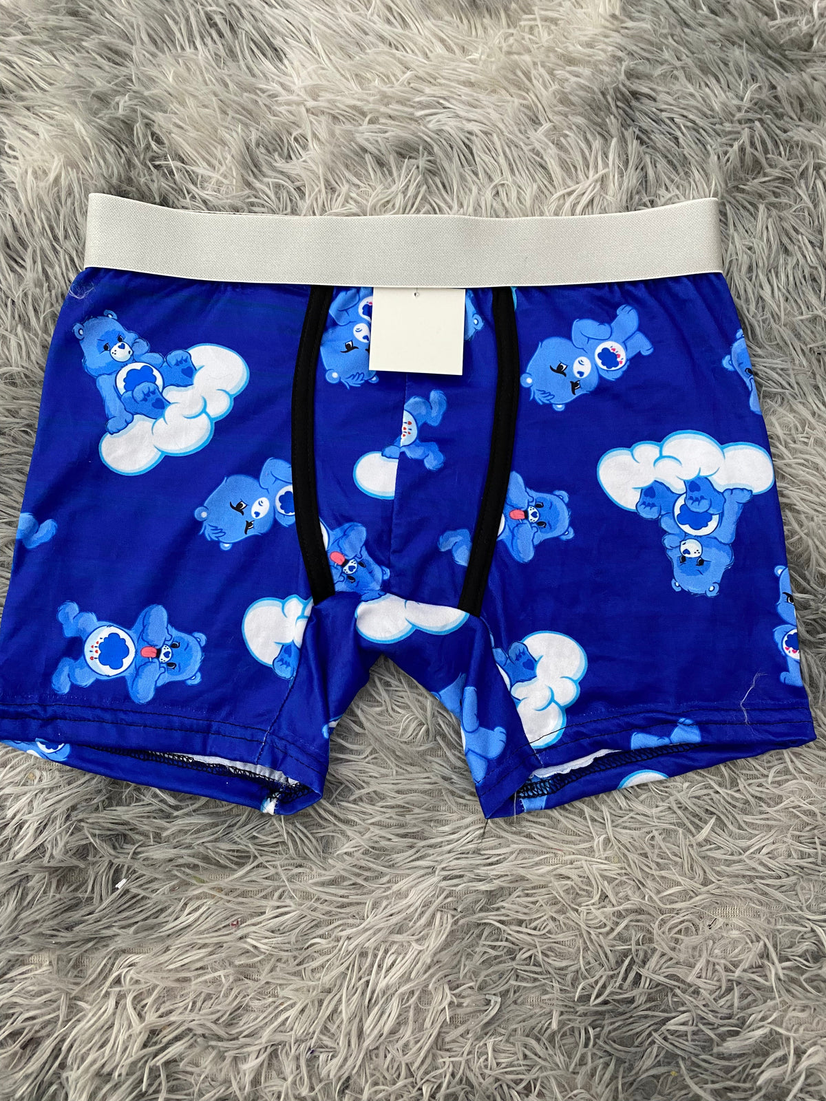 Osito cariñosito azul Boxer De Hombre unitalla