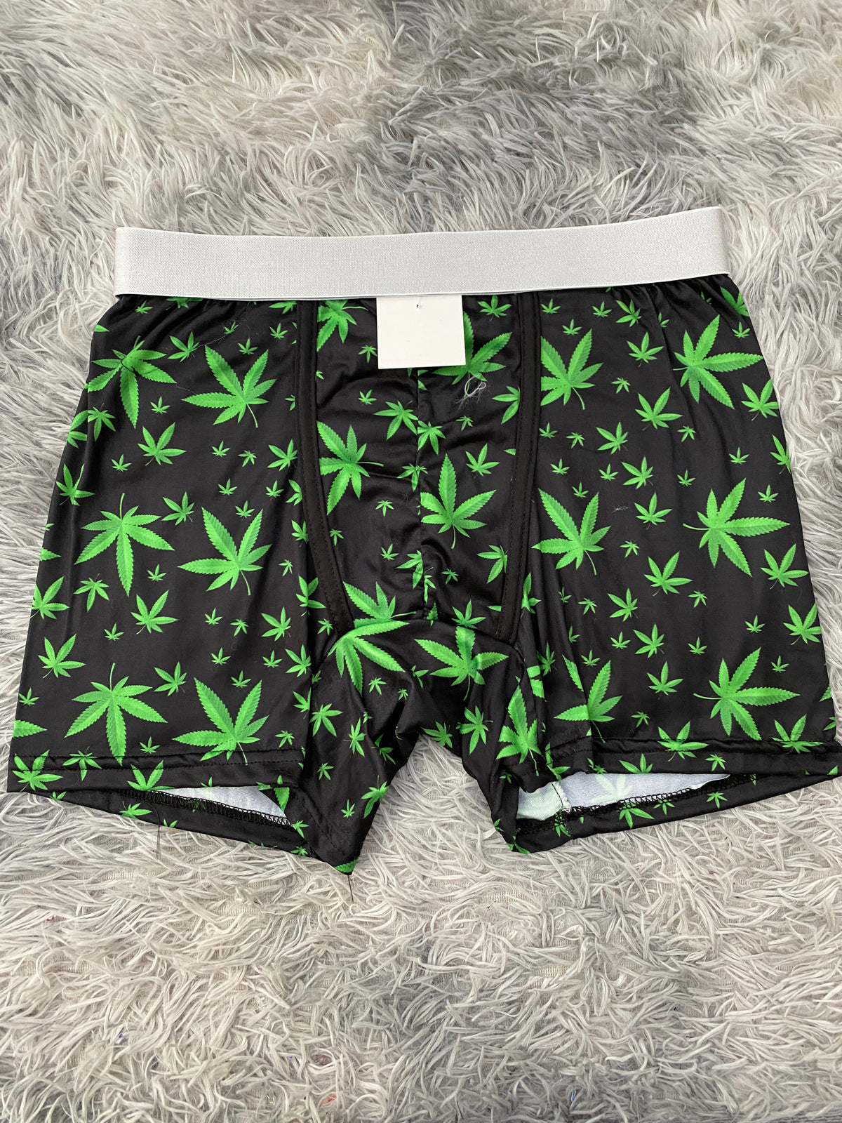 Hierba fondo negro Boxer De Hombre Xl