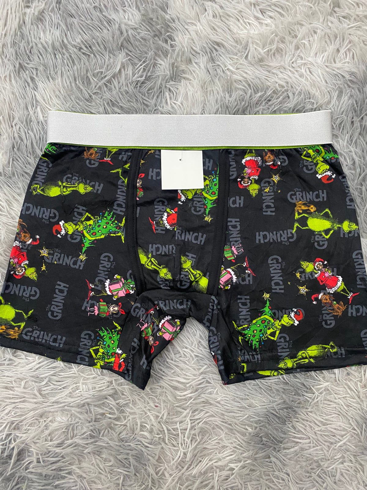 Grinch y Max fondo negro Boxer De Hombre unitallar