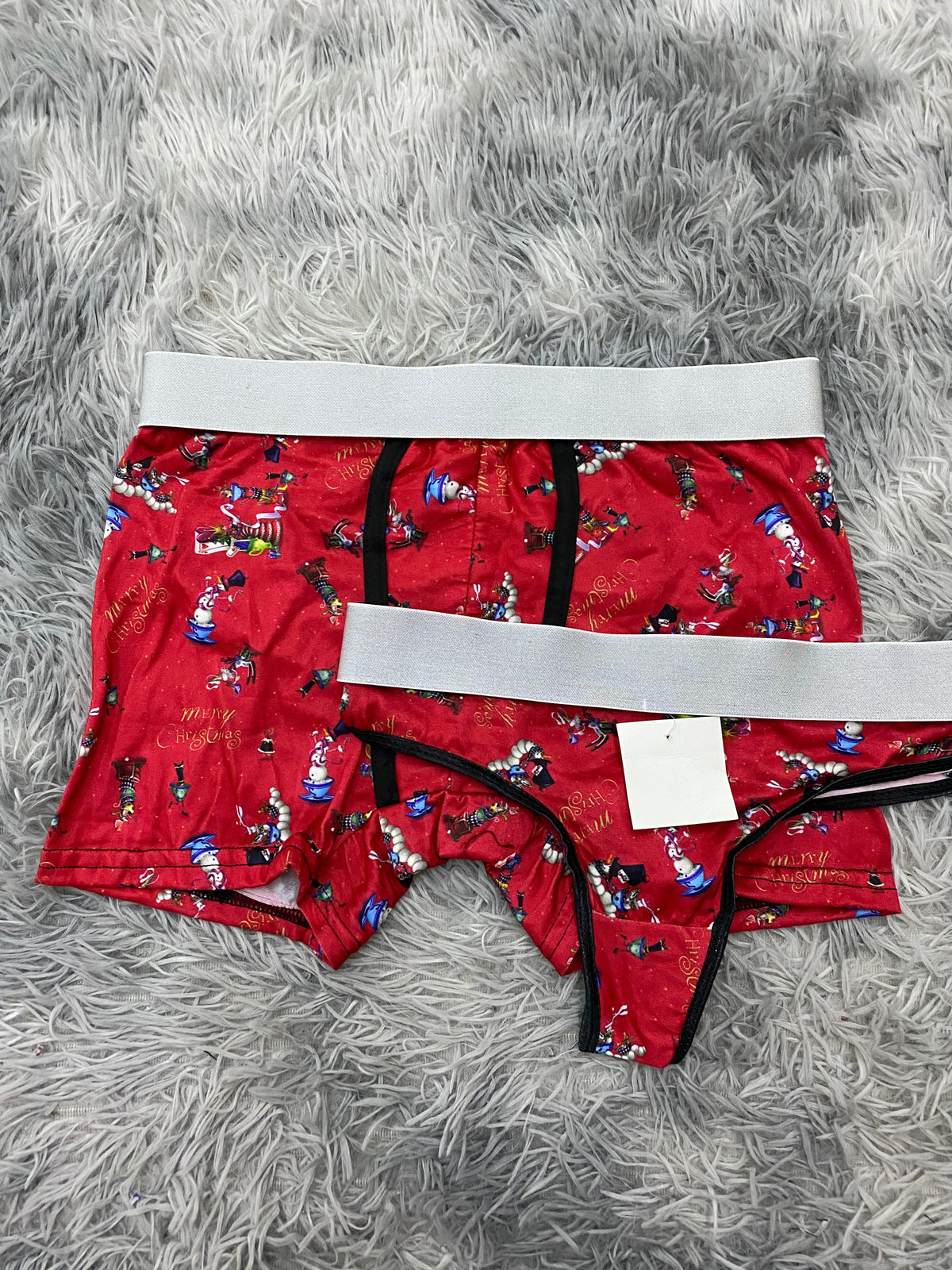 Muñeco de nieve merry Christmas Duo Unitalla Con Tanga