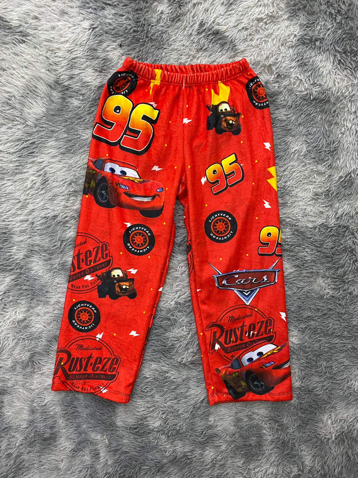 pijama de hombre pantalón afelpado de Rayo McQueen
