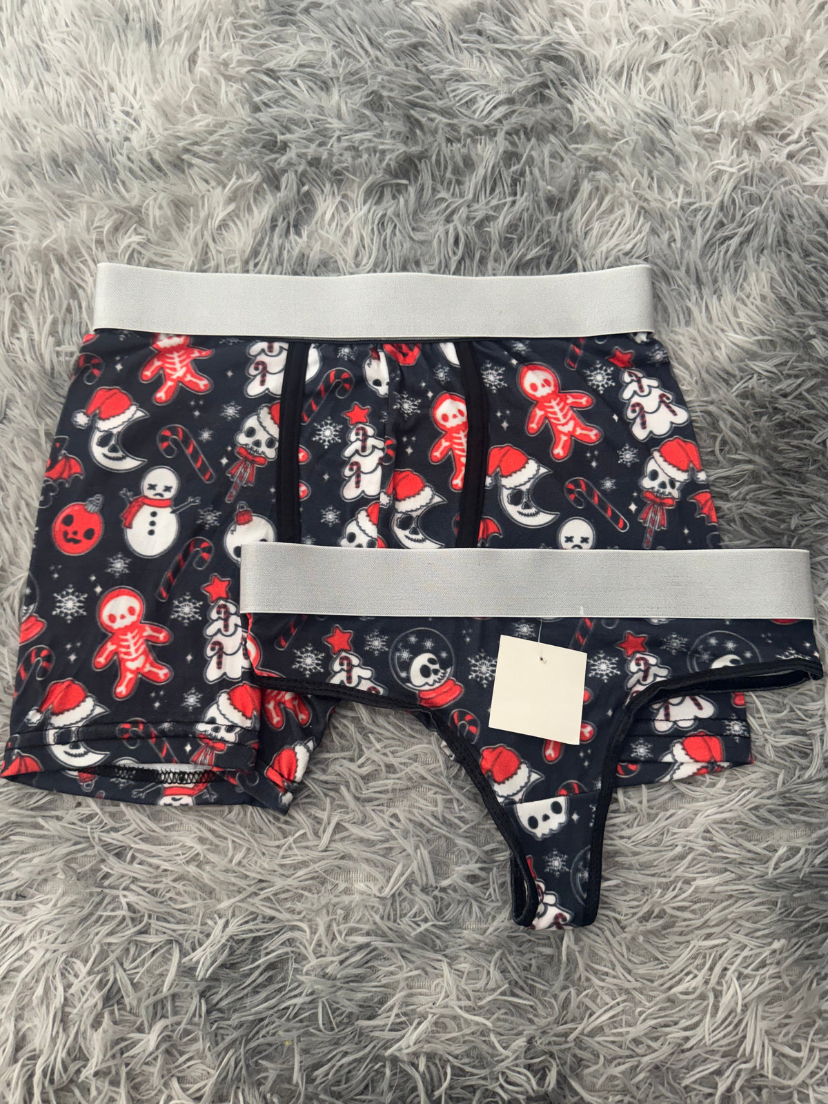 Esqueletos de navidad Duo Con Tanga Xl