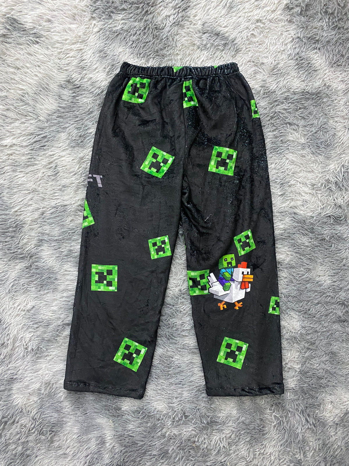 pijama de hombre pantalón afelpado de Minecraft