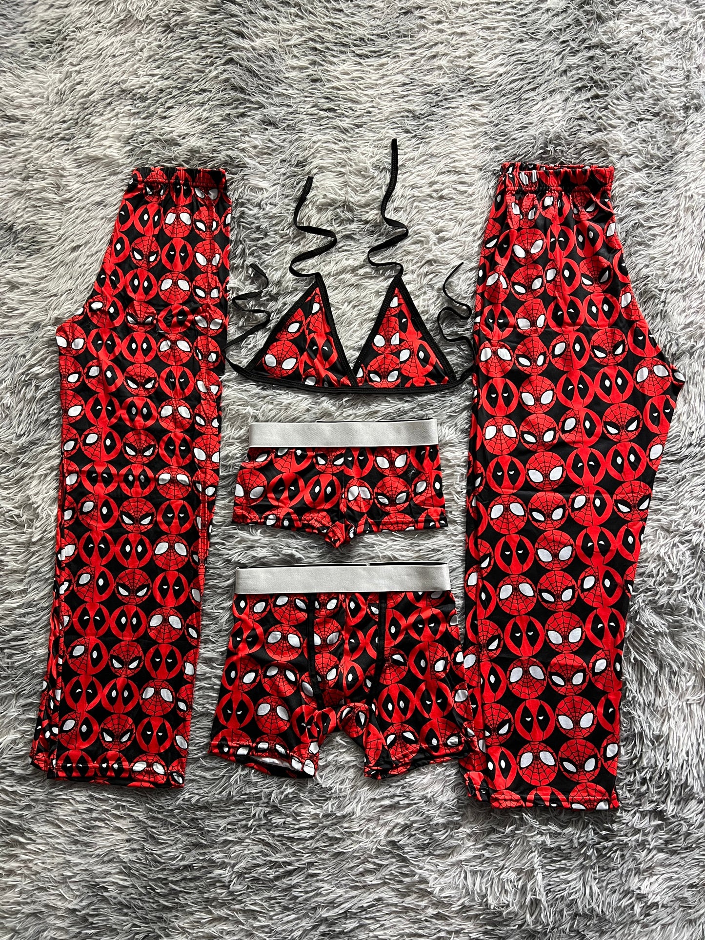 deadpool pijama 5 piezas