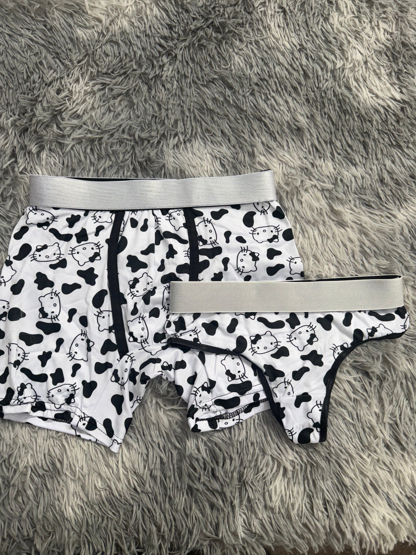 Hello Kitty vaquita blanco Duo Unitalla Con Tanga