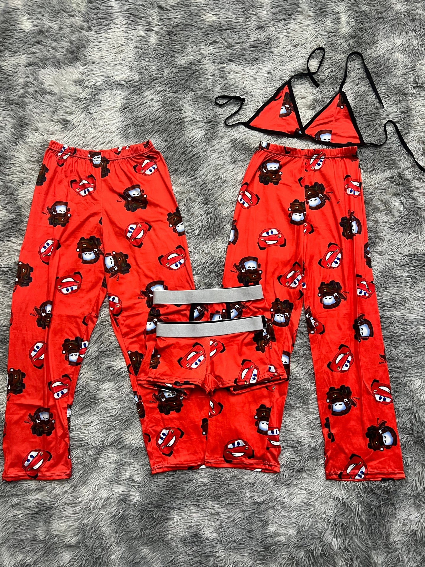 McQueen and mater 5 piece pajama set ❤️