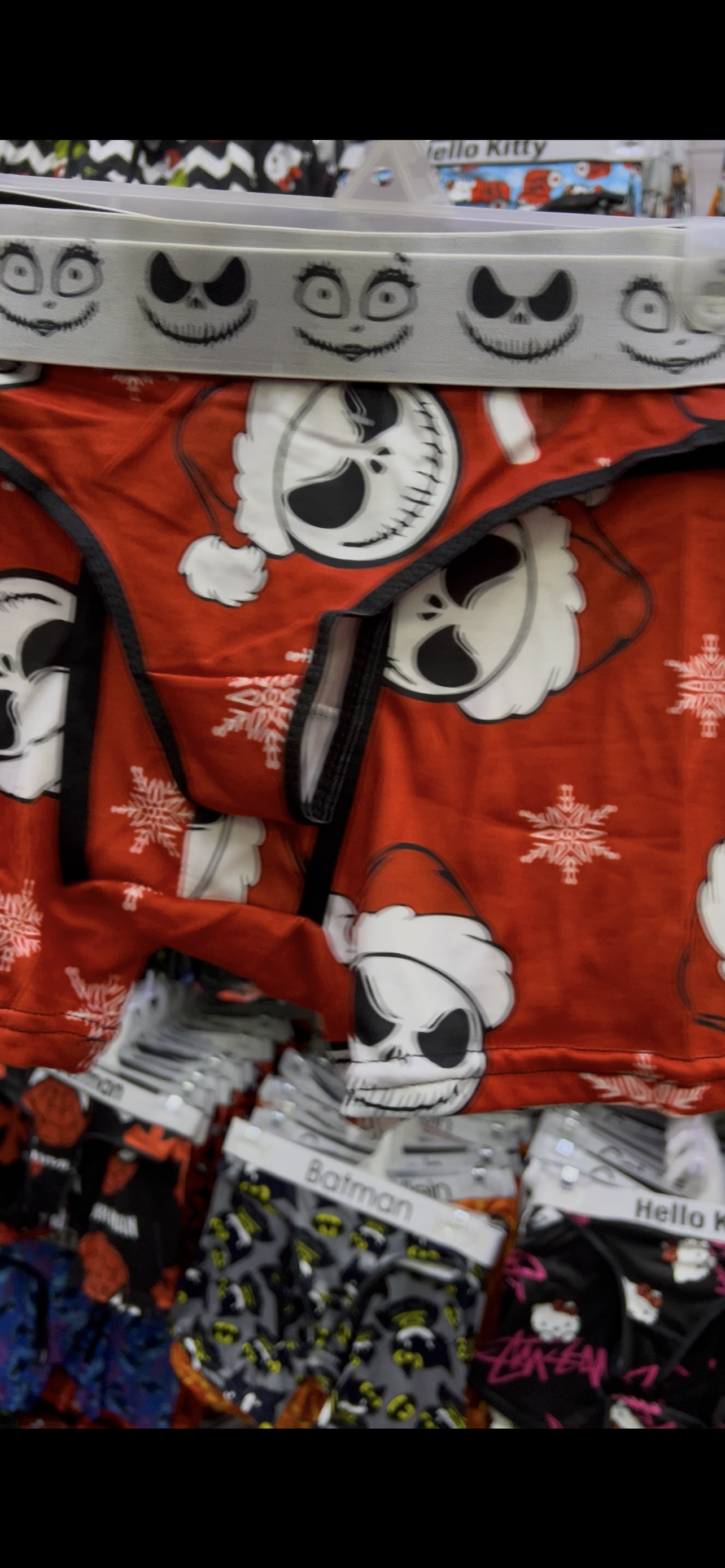 Jack Skellington Rojo duo unitalla con tanga