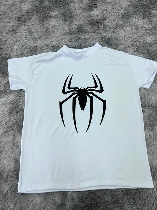 playera de Spiderman araña negra