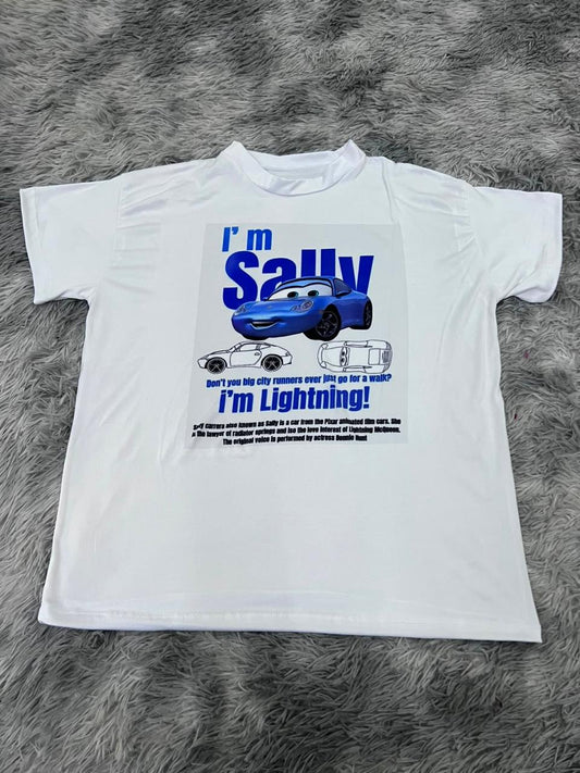 playera de Sally cars