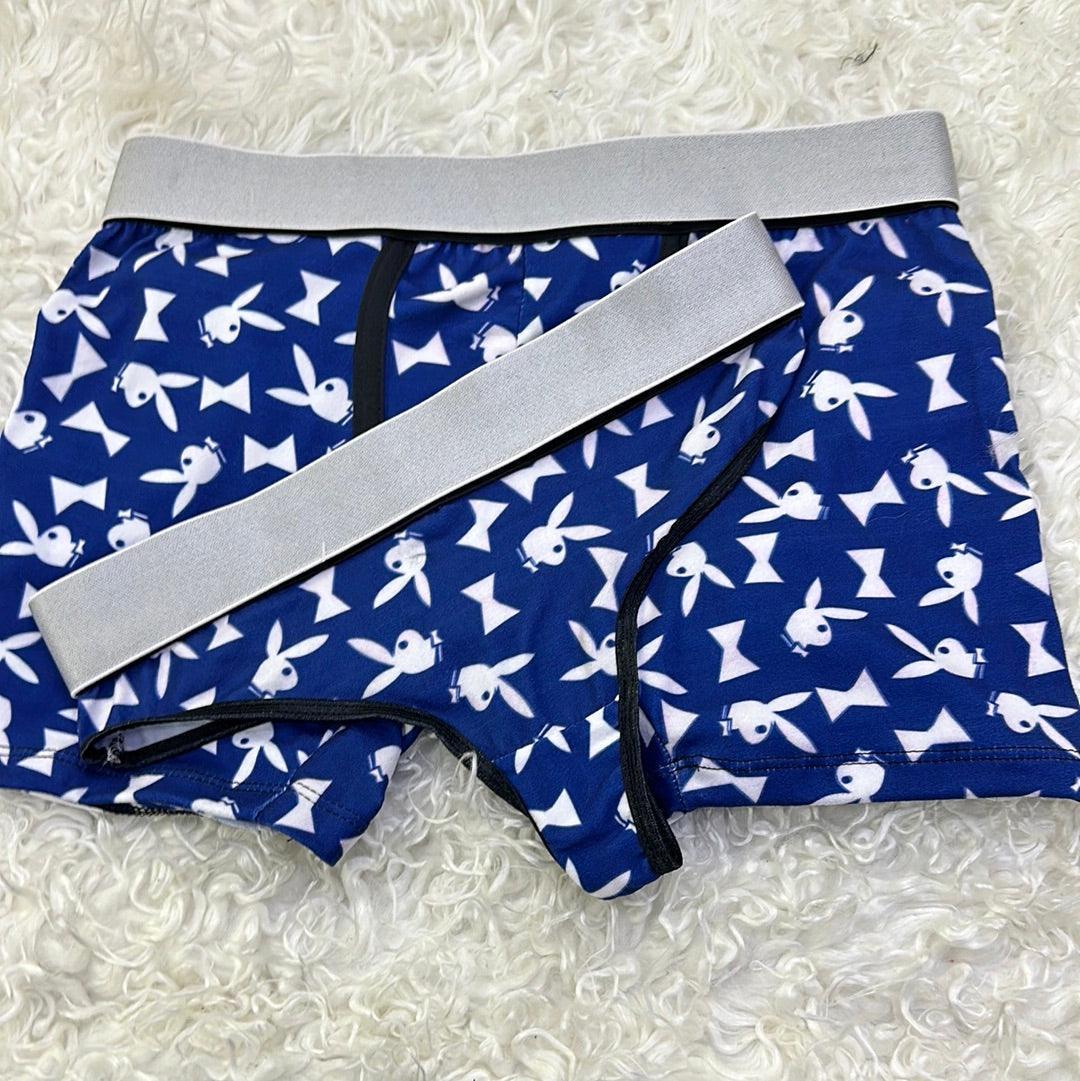 Blue bunny matching couples underwear set - Fundies