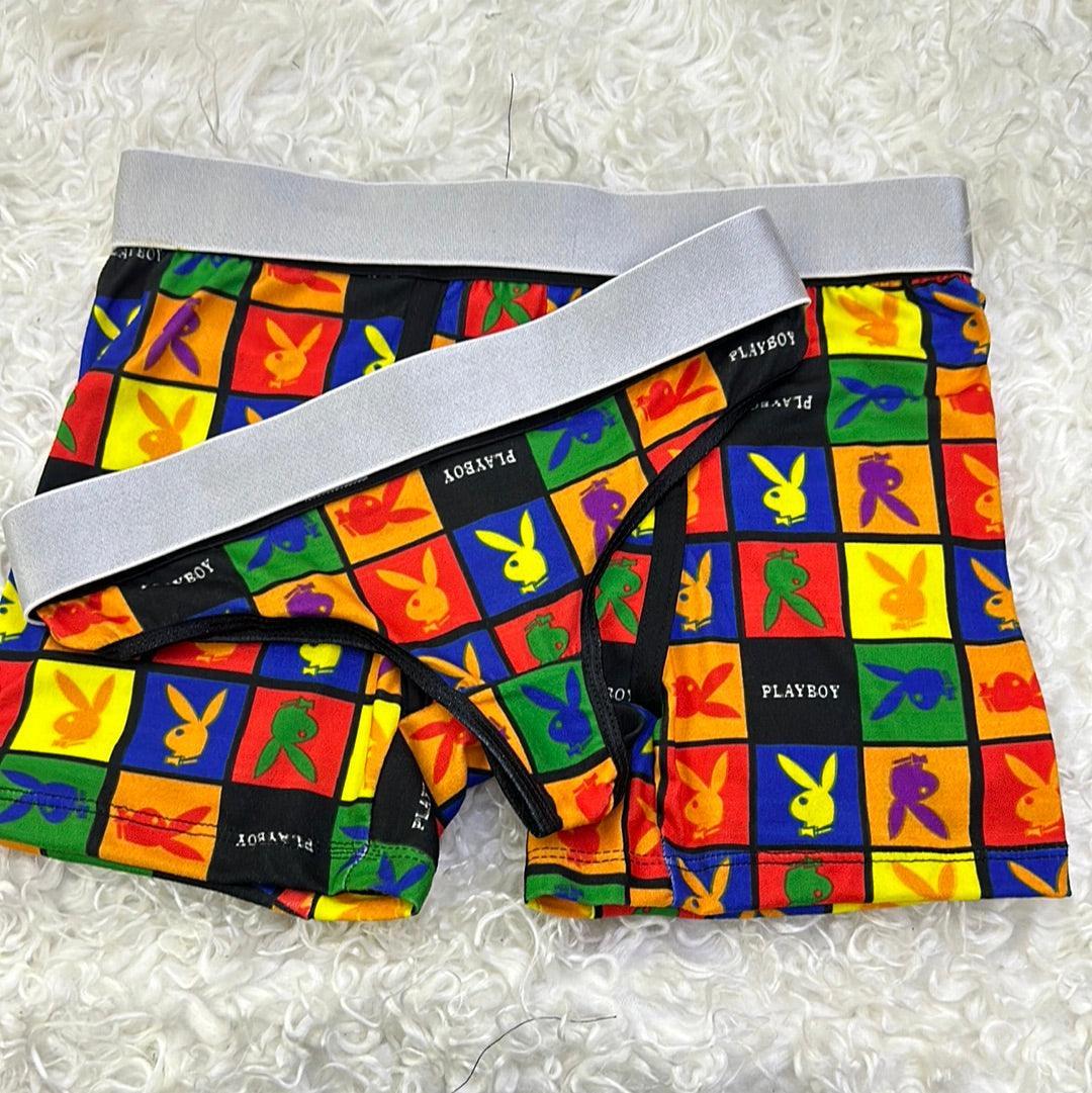 Colors bunny matching couples underwear set - Fundies