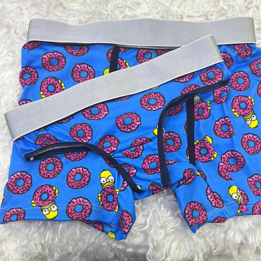 Homero Donas Azul Duo Unitalla Con Tanga