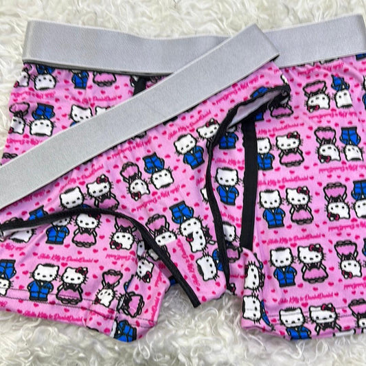 Kitty whit boyfriend matching couples underwear set - Fundies