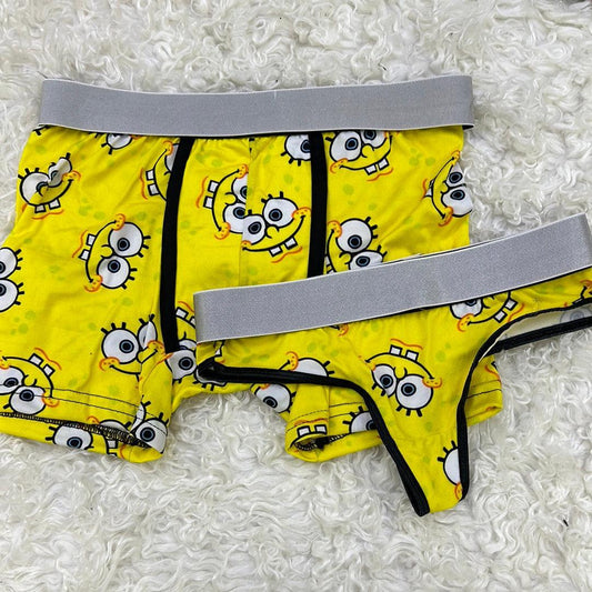 Bob Esponja Duo Unitalla Con Tanga