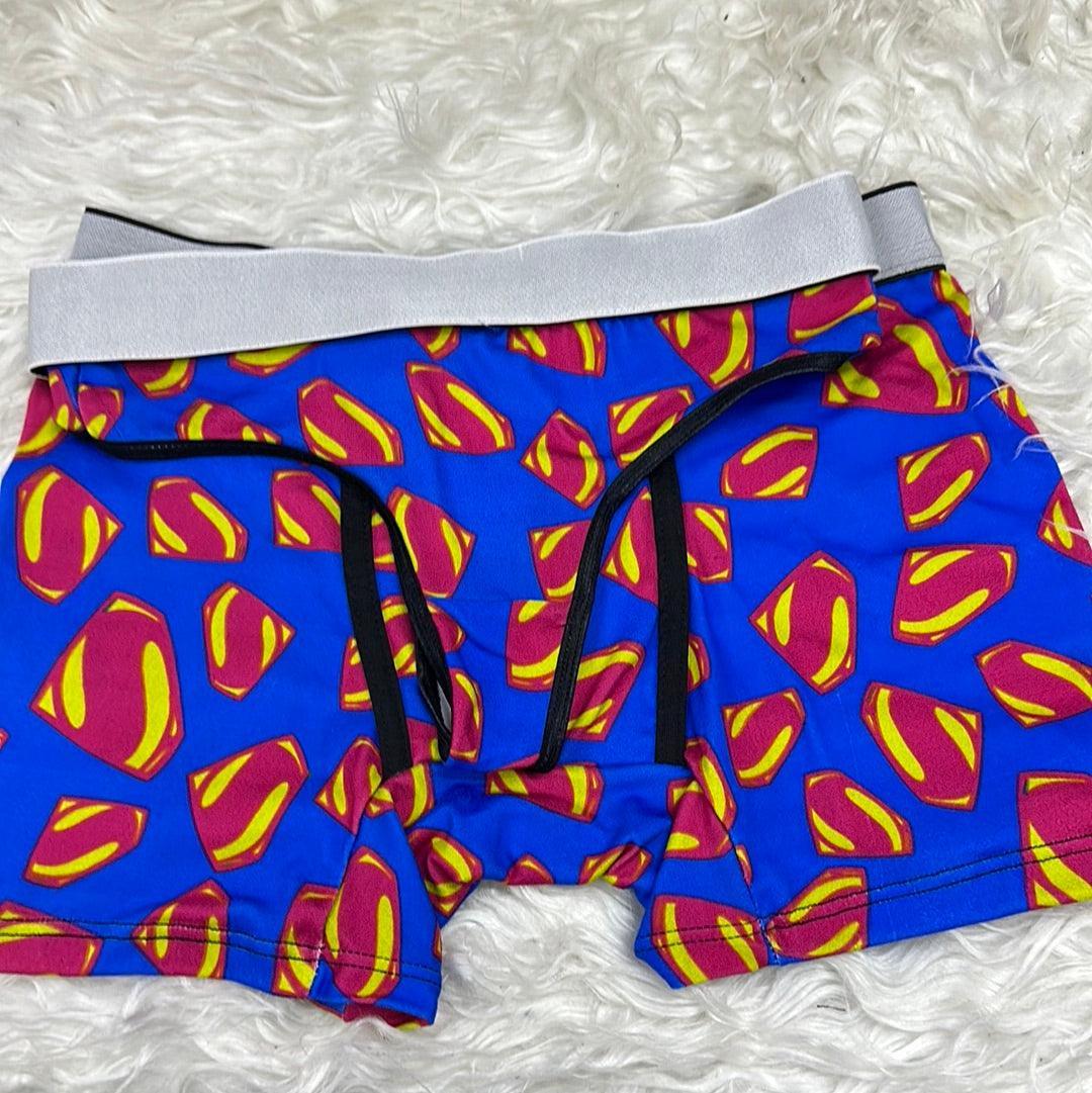 Superman blue couples matching underwear - Fundies