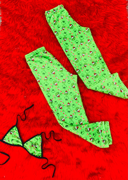 grinch pijama afelpada duo