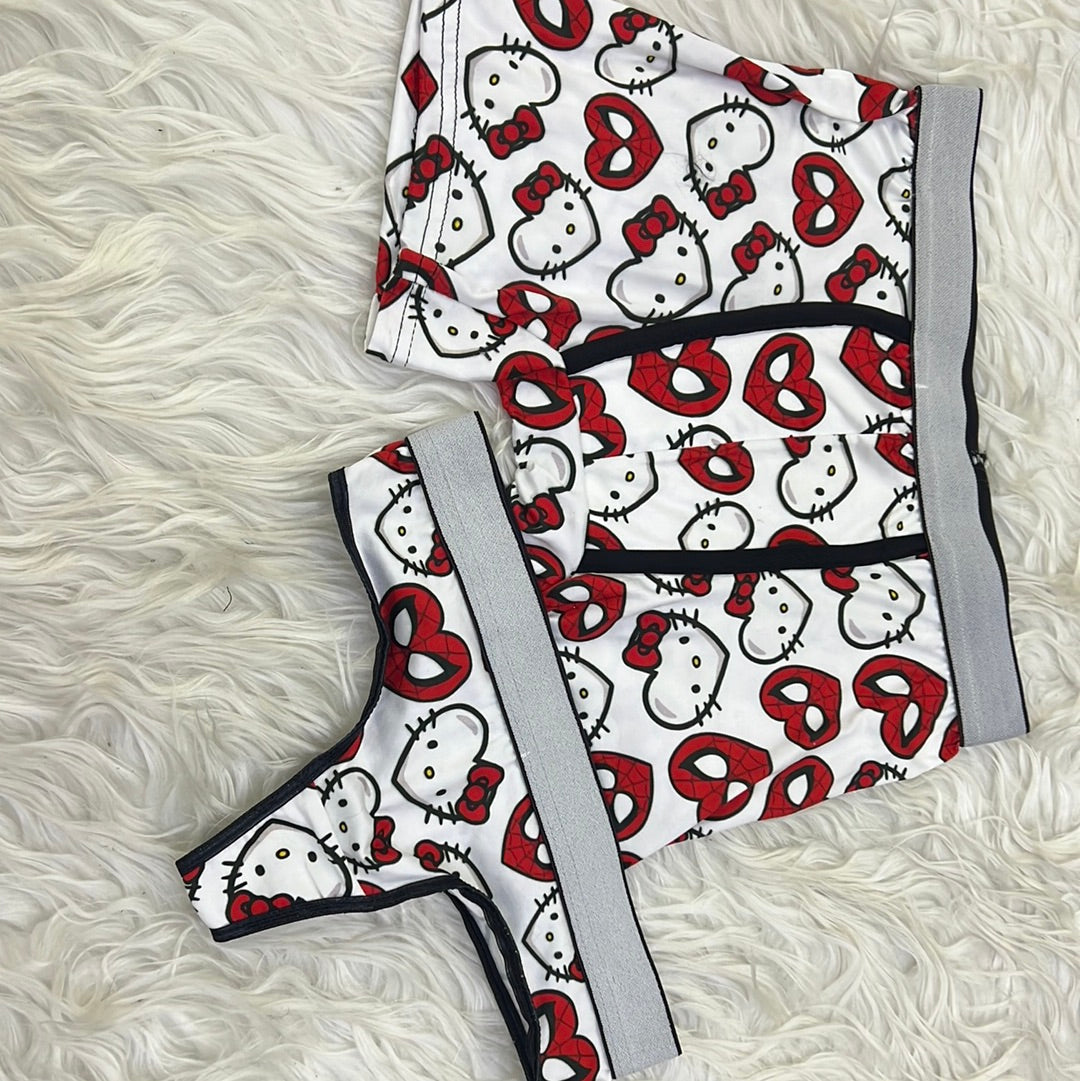 Spideykitty dúo tanga